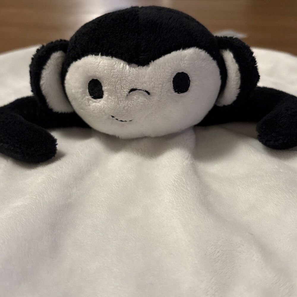 Tommee Tippee MARCO MONKEY Security Blanket Teether Lovey White Black
